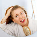 Utilizing scalp concealers to cover areas of hair loss